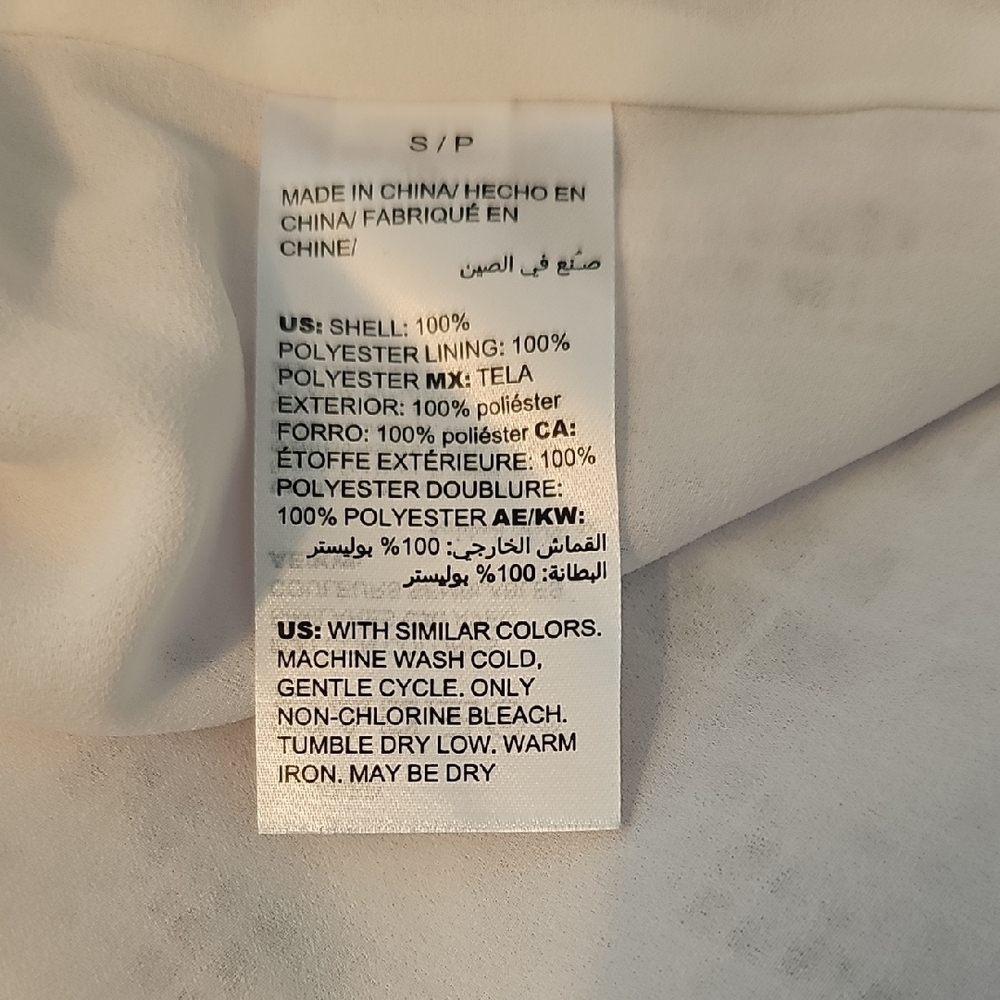 WHBM White and Purple Snake Halter Top - Picture 6 of 6